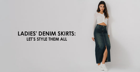 Ladies Denim Skirts Online in UK - Hustle N Holla UK