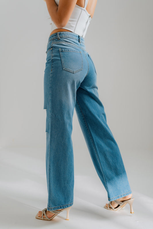 Tessa wide leg Denim jeans