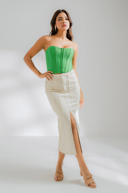 Amelia Front Slit Maxi Skirt